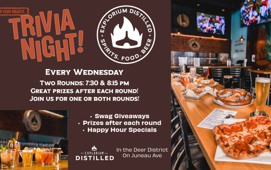Milwaukee Wednesday Trivia at Distilled